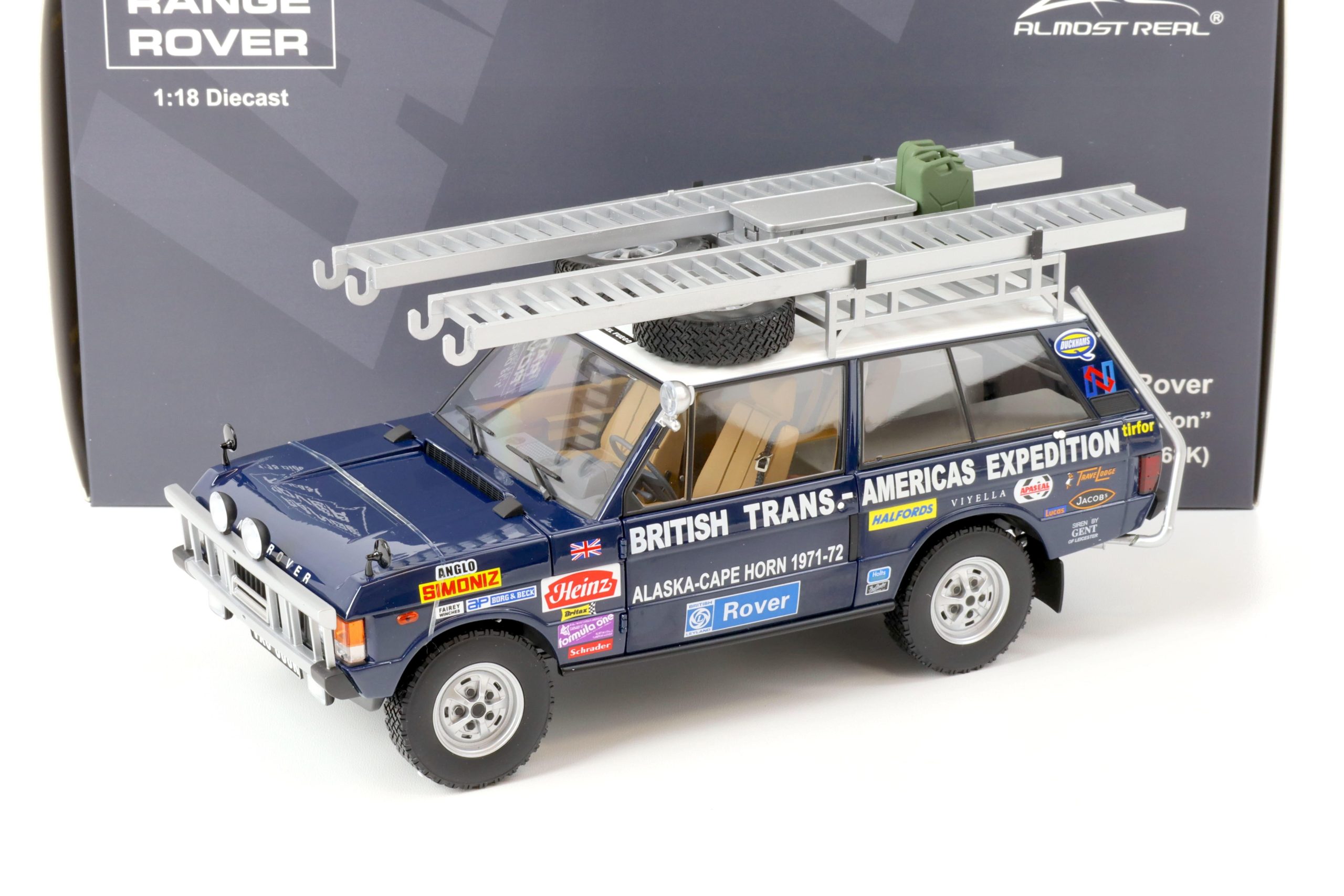 1/18 RANGE ROVER TRANS-AMERİCANS EXPEDİTİON 868K 1971-72