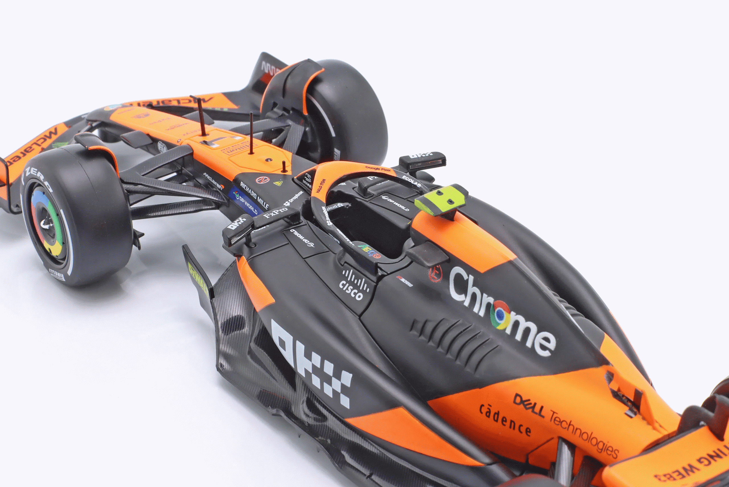 1/24 F1 MCLAREN MCL38 LANDO NORRİS FİGÜRLÜ MIAMI GRAND PRIX 2024